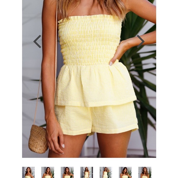 Yellow Mura Romper - Picture 3 of 4
